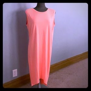 COS Show stopping neon orange summer dress